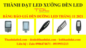 bao gia den led duong pho 50w 100w 150w 200w 250w 300w