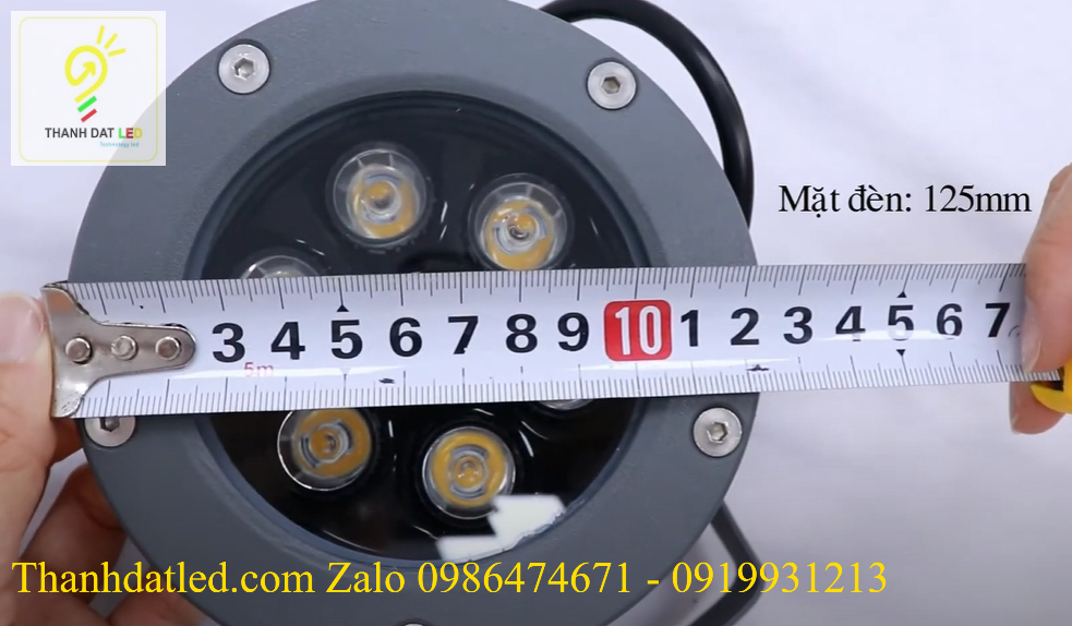 đèn led chiếu điểm chiếu cây 7w đổi màu