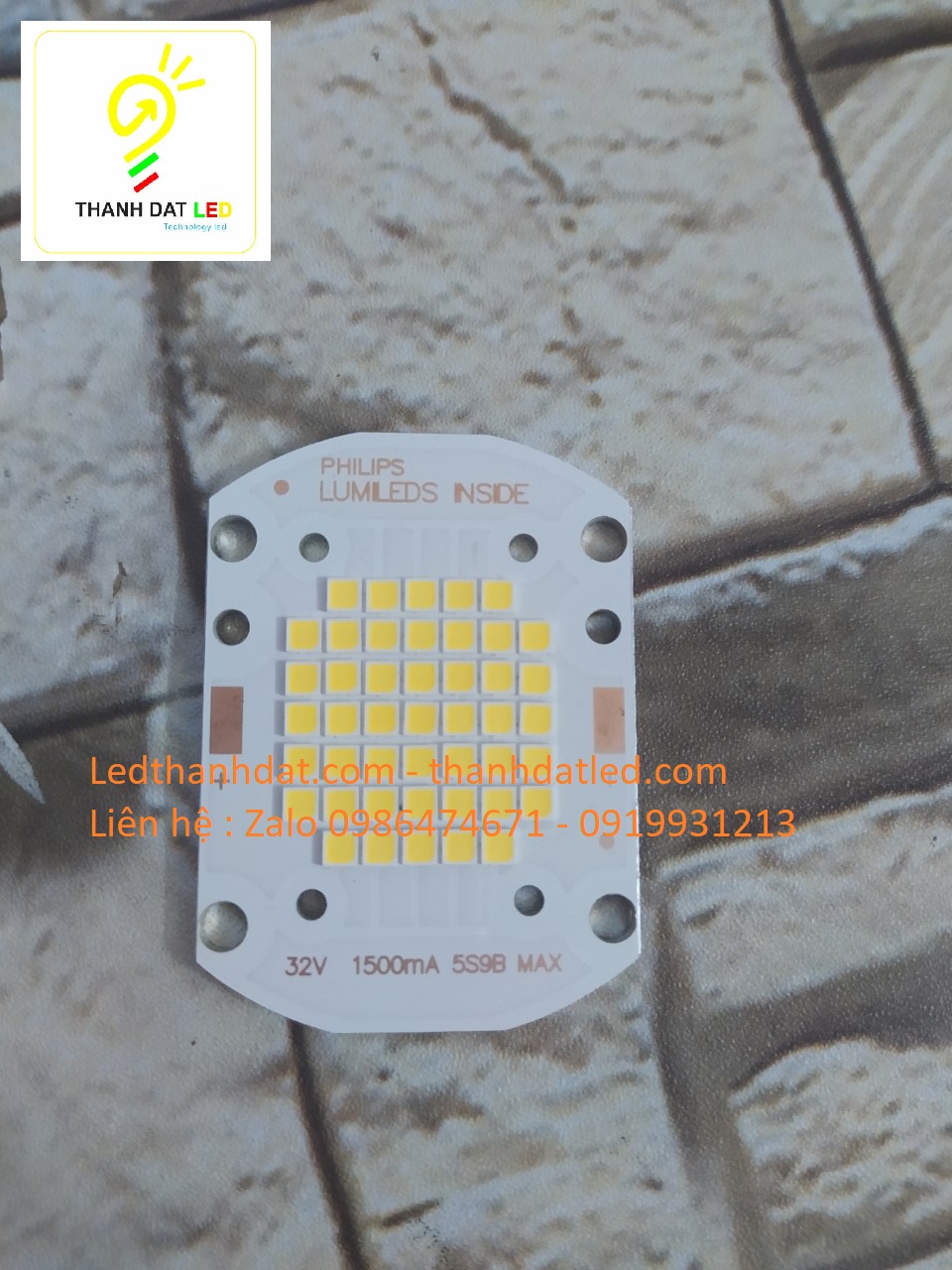 chip led cob 3030 Philips inside