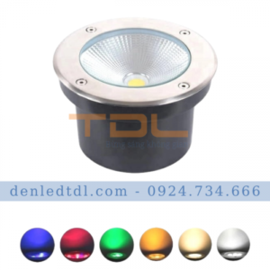 Đèn led âm đất tròn 10w COB 2 den am dat 10w cob 2