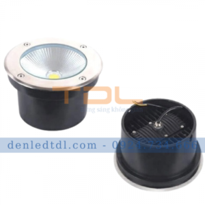 Đèn led âm đất tròn 15w COB 2 den am dat 15w cob 2
