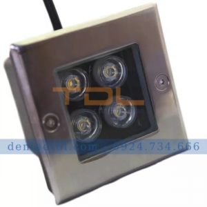 Đèn led âm đất vuông 4w 1 den am dat 4w de vuong 1