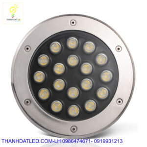 Đèn led âm đất âm sàn 18w 5 den am dat am san