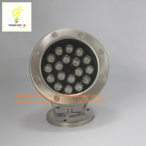 Đèn led âm nước 18w 2 den am nuoc 18w
