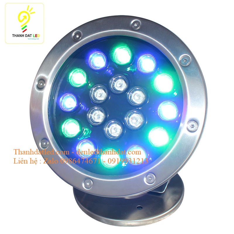 đèn led âm nước 36w rgb