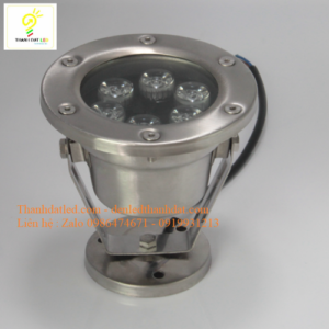 Đèn led âm nước 6w 5 den am nuoc 6w