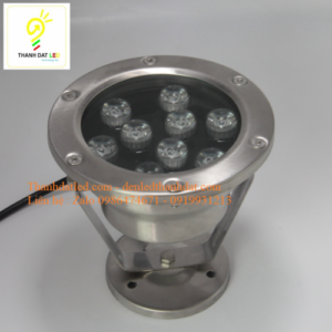Đèn led âm nước 9w 5 den am nuoc 9w
