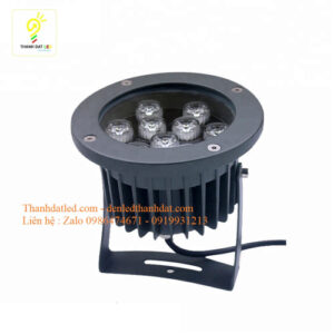 Đèn led chiếu cây 6w 1 den chieu diem 9w 2