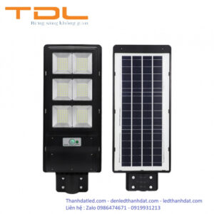 Đèn năng lượng mặt trời sân vườn liền thể 150w 3 den chieu sang 150w