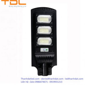 Đèn đường năng lượng mặt trời pin liền thể 90w 4 den duong chieu sang lien the 90w