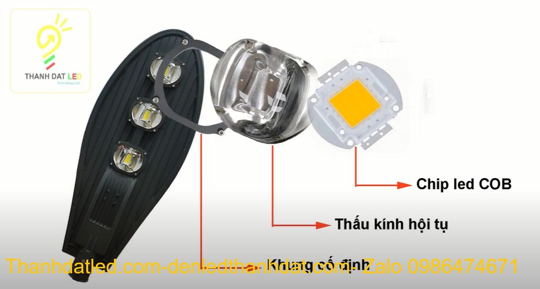 đèn đường led 150w lá OEM Philips