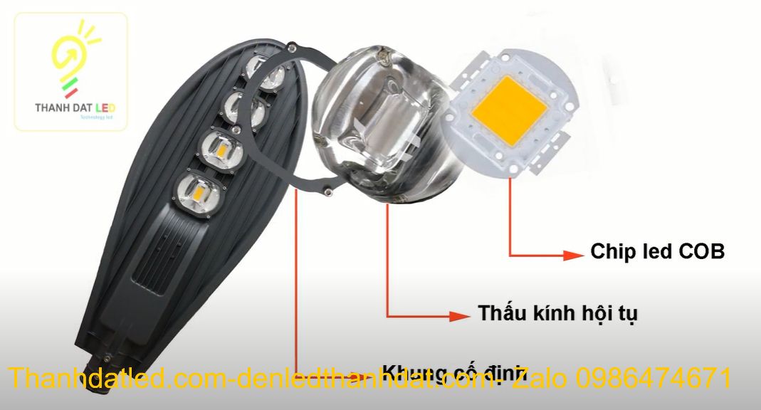 đèn đường led 200w lá OEM Philips