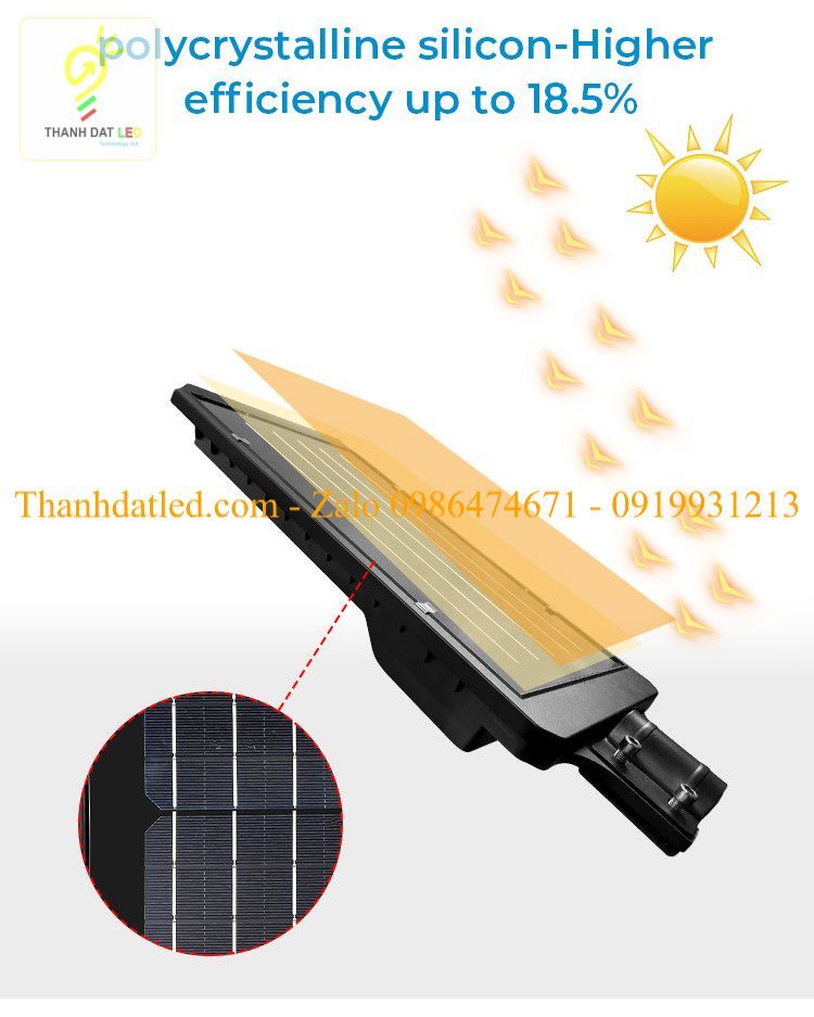 den-duong-nang-luong-180w-tdls21-2 Tấm pin mono cho khả năng hấp thụ nhiệt tốt hơn