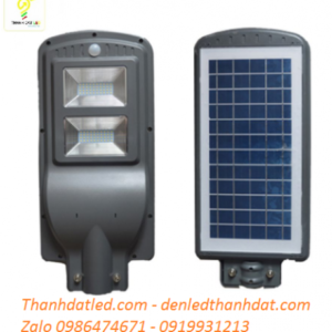 Đèn đường LED năng lượng mặt trời 60W liền thể 1 den duong nang luong 60w 1