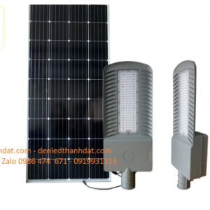 Đèn đường năng lượng mặt trời 100w nhôm đúc cao cấp 1 den duong nang luong mat troi 100w nhom duc cao cap 1