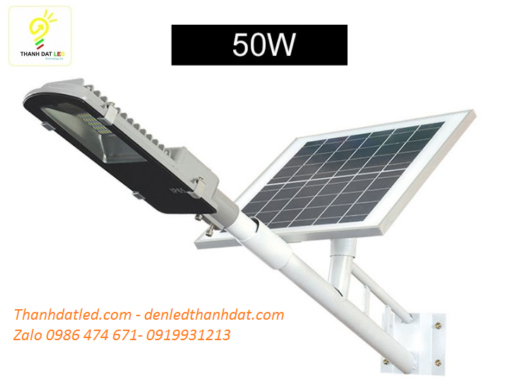 Đèn đường led năng lượng mặt trời 50w Vĩnh Phúc