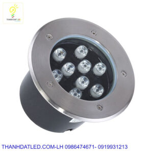 Đèn led âm đất âm sàn 9w 2 den led am dat am nuoc 1