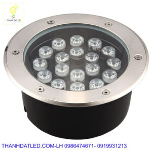 Đèn led âm đất âm sàn 18w 1 den led am san 18w 1
