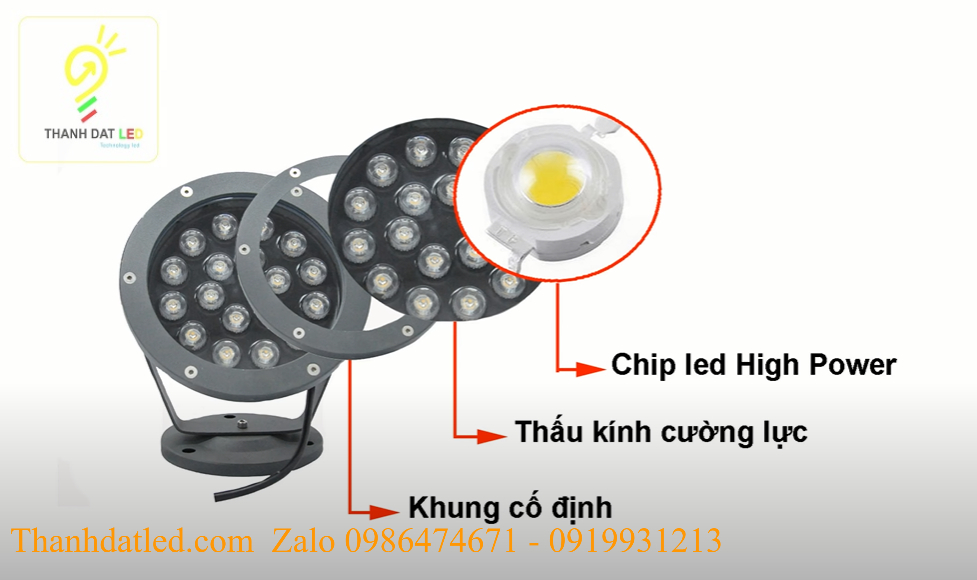 den-led-chieu-cay-18w-cao-cap Đèn led chiếu cây rọi cây 18w cao cấp
