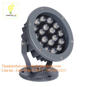 Đèn led chiếu cây 18w 2 den led chieu cay 18w trang tri