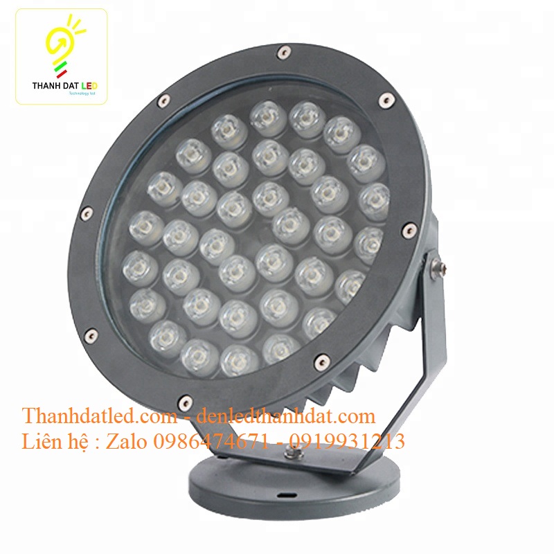 đèn led chiếu điểm chiếu cây 36w đổi màu
