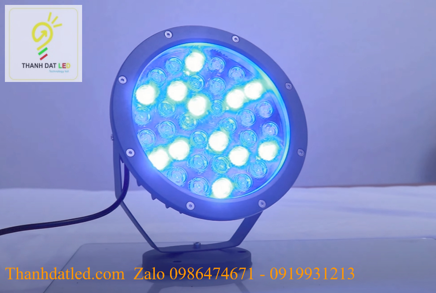 đèn led chiếu cây 36w đổi màu