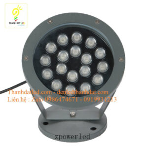 Đèn led chiếu cây 18w 3 den led chieu diem 18w