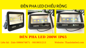 den led chieu sang 200w ip65 6