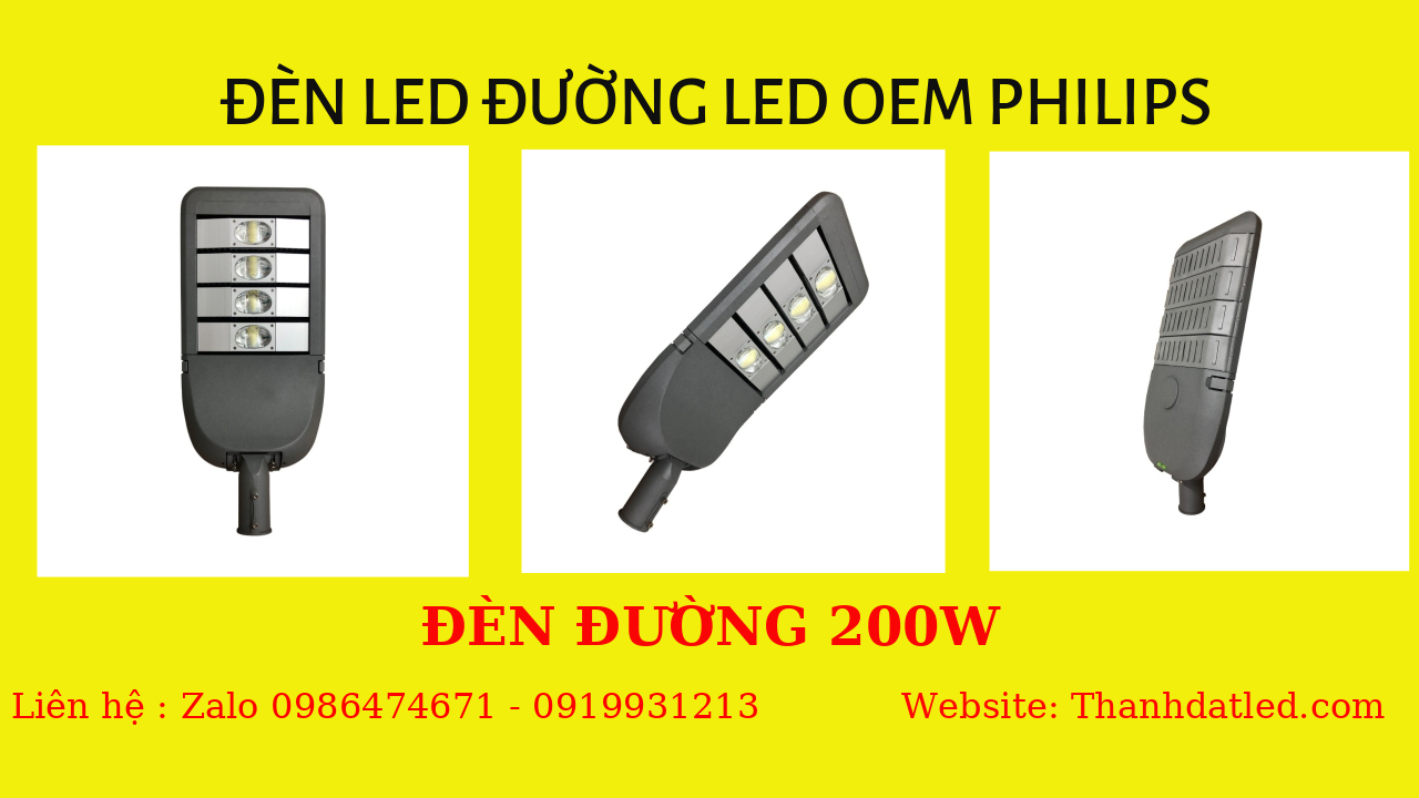đèn đường OEM Philips 200w