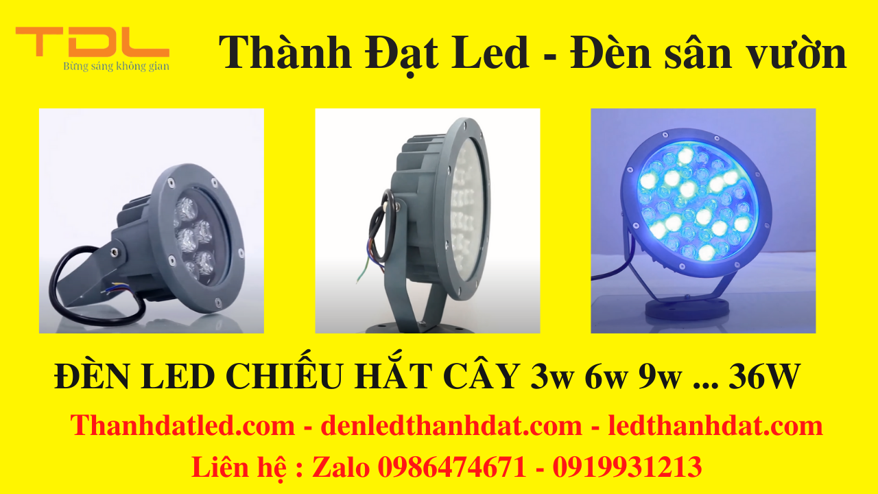 đèn led chiếu cây cao cấp 18w 24w 36w TDL