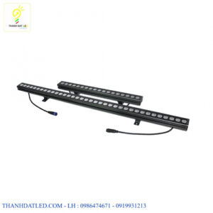 Đèn led thanh hắt tường 18w washer 7 den led hat tuong 18w washer