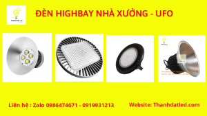 den led nha xuong highbay ufo