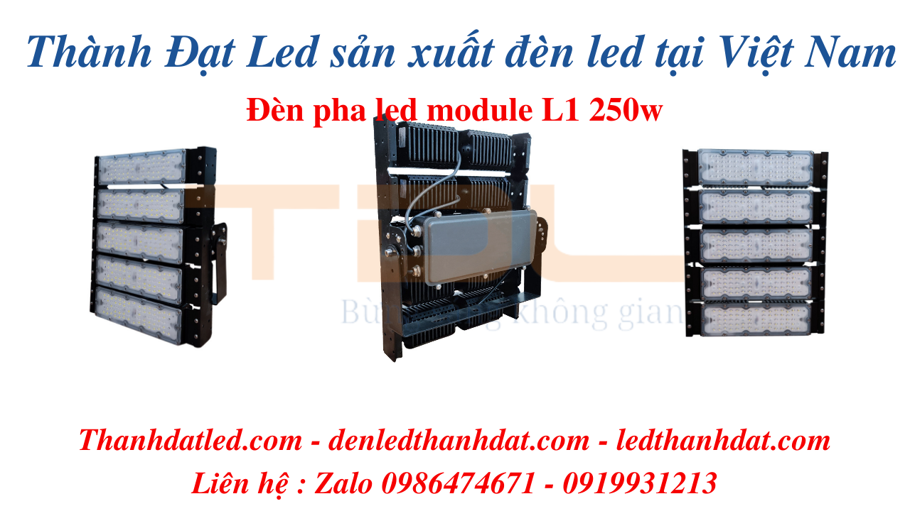 đèn pha led module 250w giá rẻ