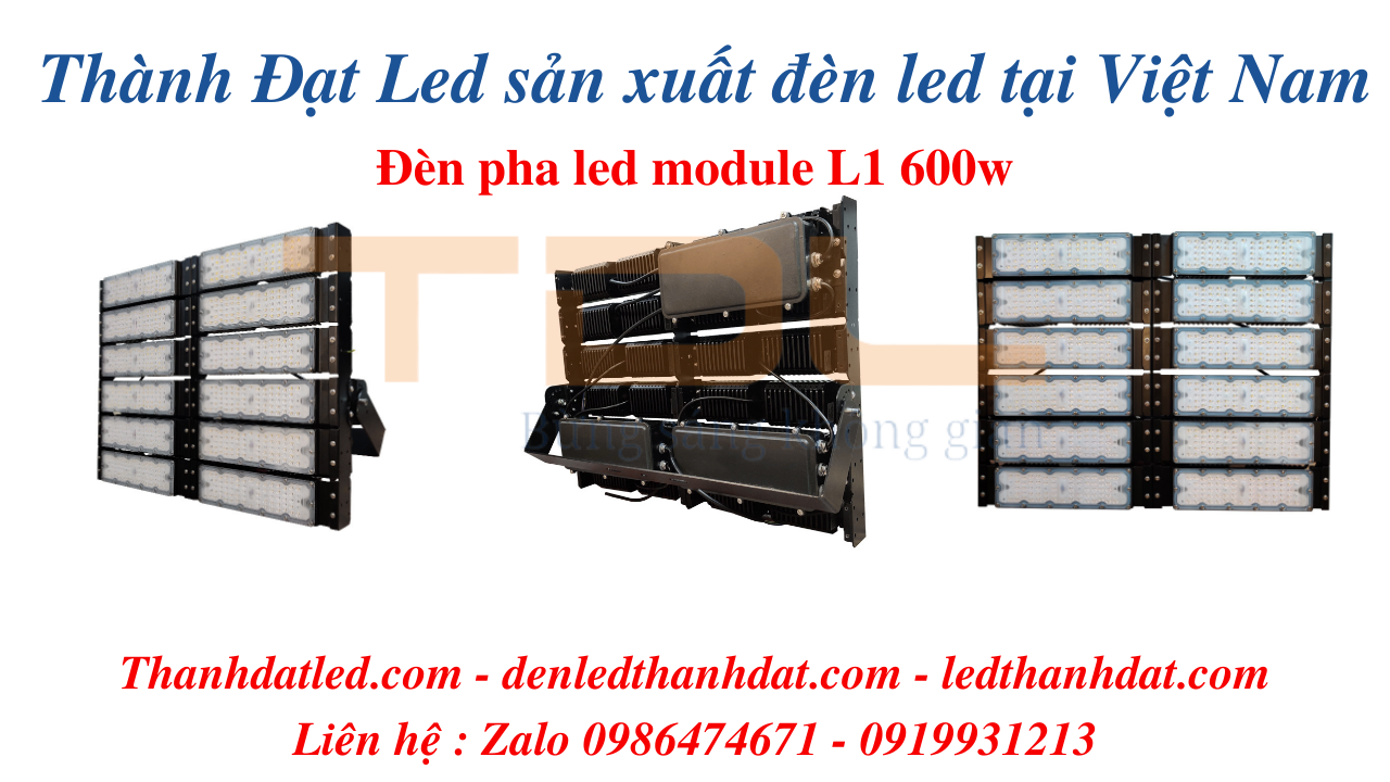 đèn led pha 600w module