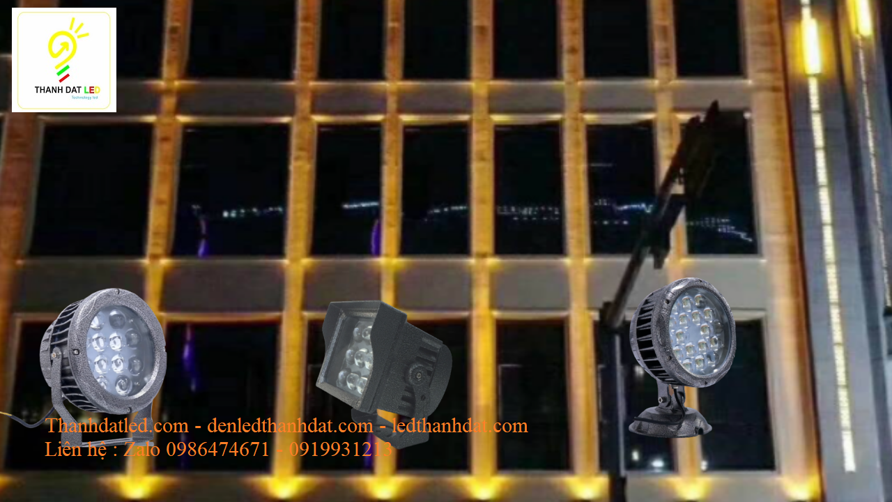 đèn led rọi cột