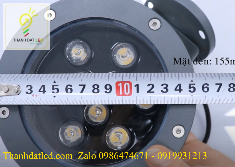 den-led-roi đèn led chiếu điểm chiếu cây 9w đổi màu