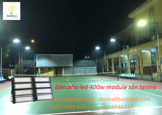 den-led-san-tennis-400w-25 lắp đặt đèn led 400w thay thế đèn metal 1000w
