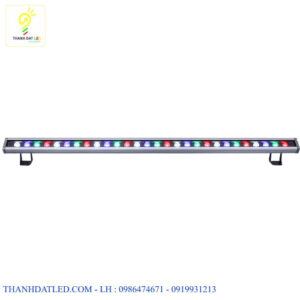 Đèn led thanh hắt tường 18w washer 4 den led thanh hat tuong 18w washer doi mau rgb 2