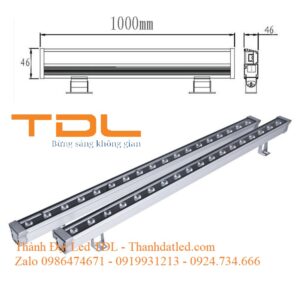 den led thanh hat tuong 36w