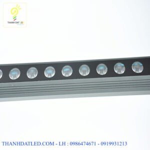 Đèn led thanh hắt tường 9w washer 6 den led thanh hat tuong 9w hat toa nha