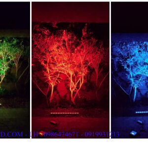 Đèn led thanh hắt tường 24w washer 7 den led thanh hat tuong washer