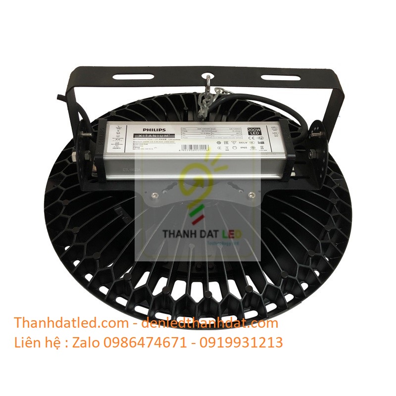 đèn led nhà xưởng philips 200w