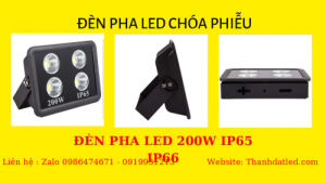 den pha 200w chieu sang ngoai troi coc ip65 4