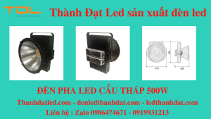 den pha led 500w cau thap cau cang san golf 3