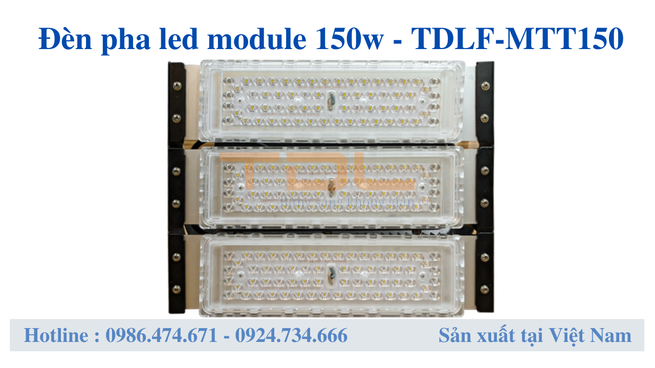 đèn pha led module 150w chống chói