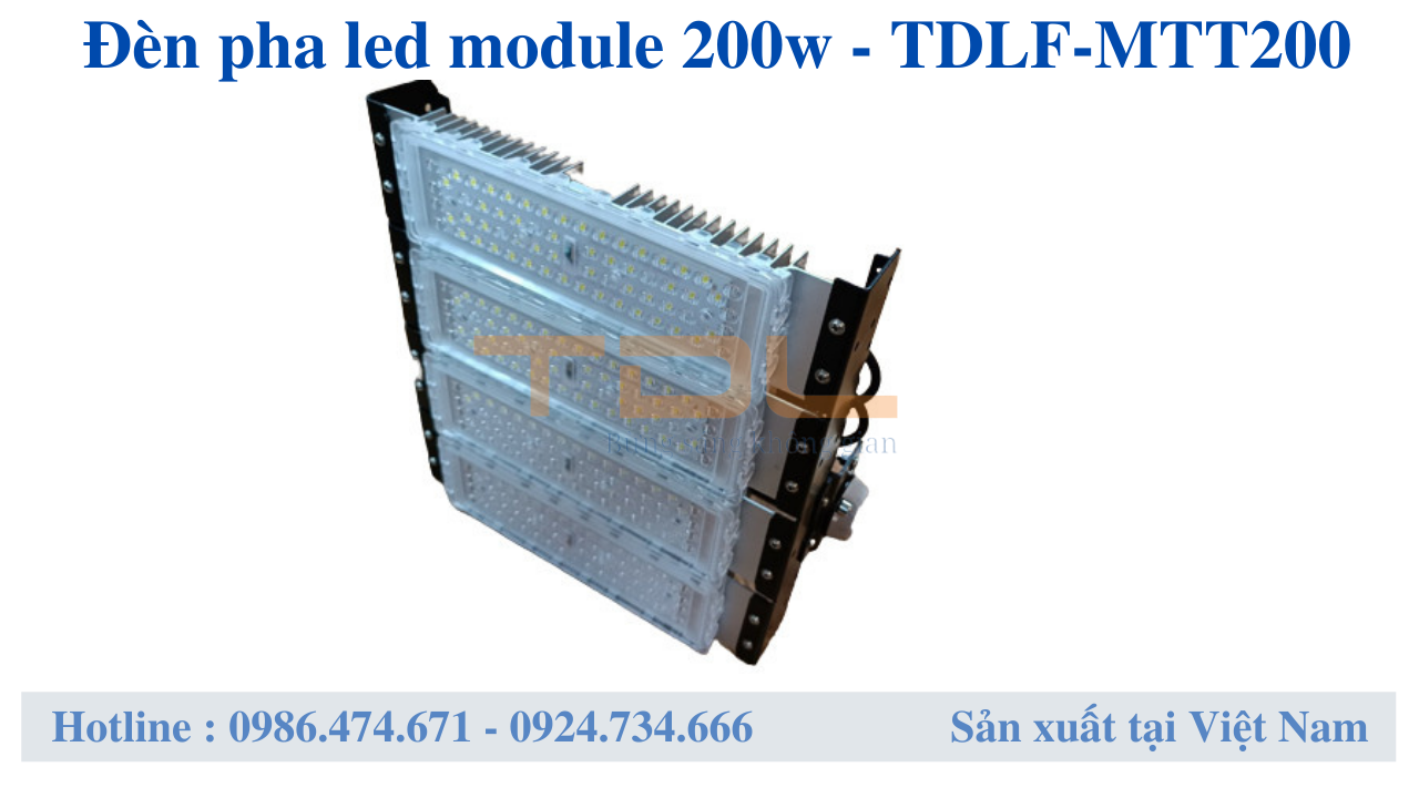 đèn pha led module 200w chống chói