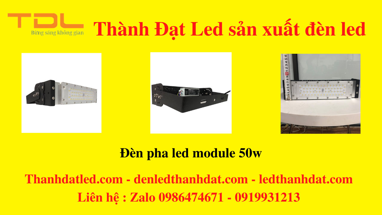 đèn pha led smd 50w chống chói