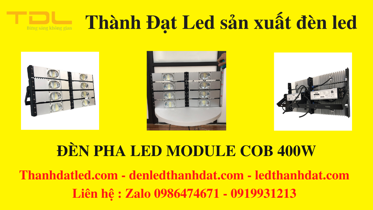 đèn led sân tennis 400w module