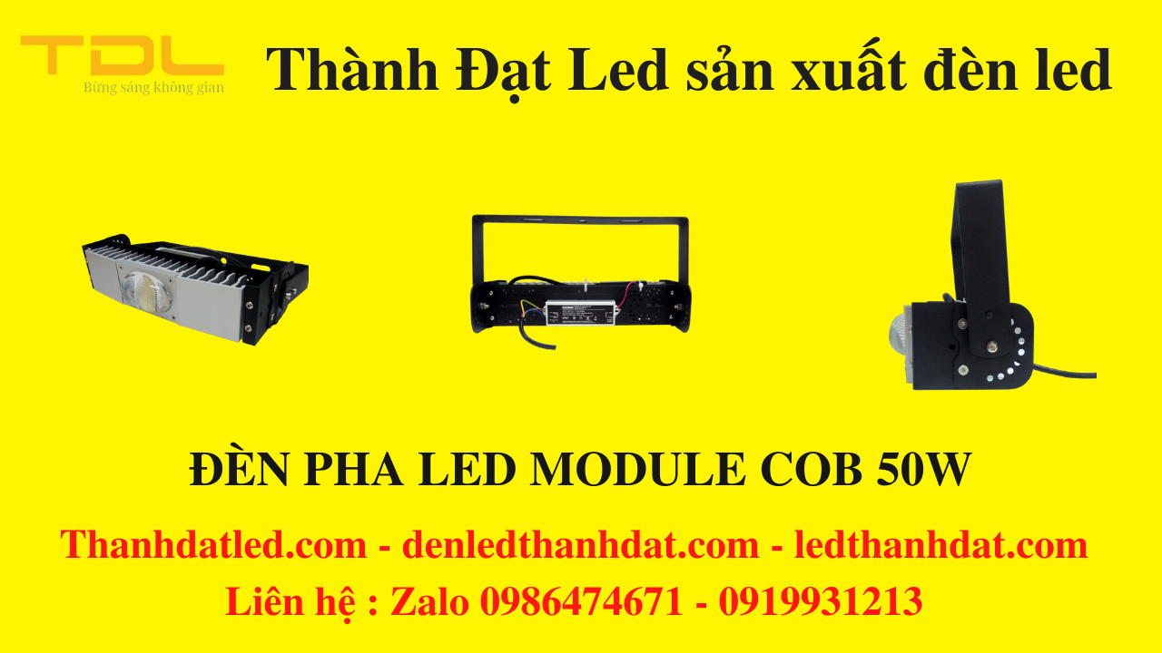 đèn pha led module 50w COB