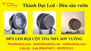 den pha led roi cot 36w trang tri toa nha 1